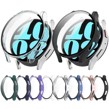 PC + Tempered Film Integrated Watch Protective Case, For Samsung Galaxy Watch6 44mm, For Samsung Galaxy Watch6 40mm - DealBuddy