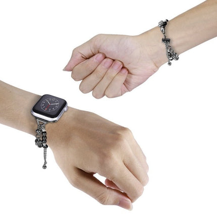 Pearl Bracelet Metal Watch Band, For Apple Watch 42mm, For Apple Watch 38mm - DealBuddy