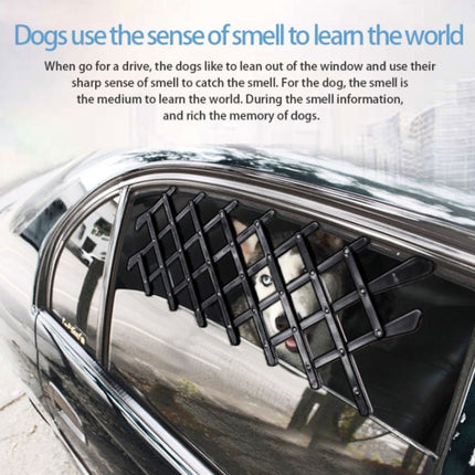 Pet Car Window Protective Fence Car Retractable Protective Fence, 24x11.8x1.2cm, 24x17.7x1.2cm - DealBuddy