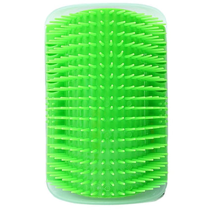 Pet Cat Corner Rub Hair Massage Brush, Blue, Grey, Pink, Green, Black - DealBuddy