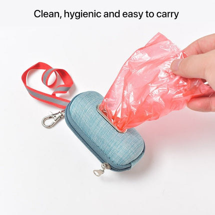 Pet Cleaning Supplies Linen Dog Picking Up Litter Box Garbage Bag Convenient Storage Box, Pink, Blue, Gray - DealBuddy