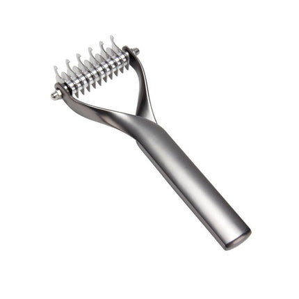 Pet Comb Zinc Alloy Double - Sided Cat Dog Cleaning Beauty Hair Removal Comb, Zinc Alloy Silver Small, Zinc Alloy Silver Large, Zinc Alloy Black Small, Zinc Alloy Black Large - DealBuddy