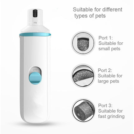 Pet Electric Manicure Device Dog Nail Polisher, Battery, Charged - DealBuddy
