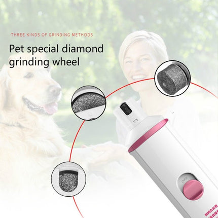 Pet Electric Manicure Device Dog Nail Polisher, Battery, Charged - DealBuddy