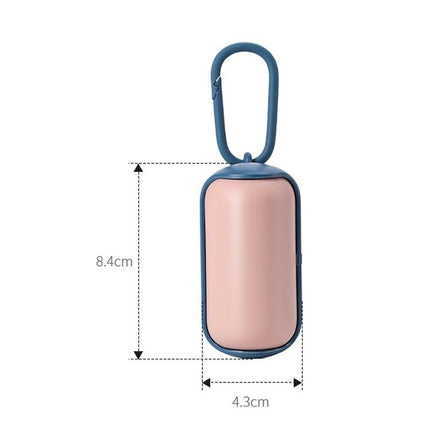 Pet Garbage Box Dog Toilet Picker Dispenser Portable Garbage Bag Cleaning Supplies, With 15 Trash Bags - DealBuddy