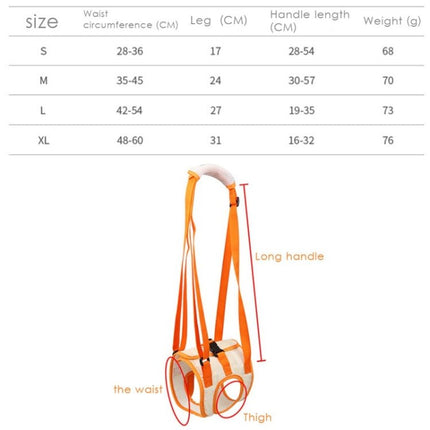 Pet Leash Assistive Belt For Postoperative Disabled Elderly Dogs, Simple, Hind Legs S, Hind Legs M, Hind Legs L, Hind Legs XL, Front Legs S, Front Legs M, Front Legs L - DealBuddy