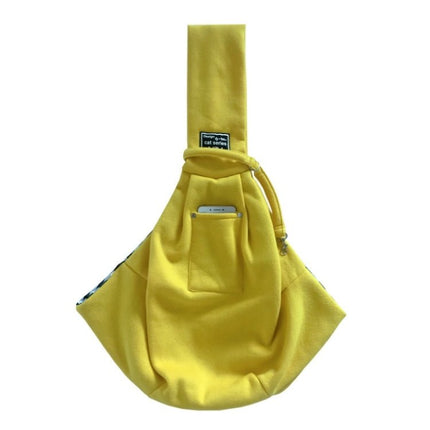 Pet Outing Carrier Bag Cotton Messenger Shoulder Bag, Yellow, Brown, Blue, Khaki, Black, Gray, Dark blue - DealBuddy