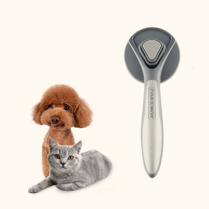 Pet Self - Cleaning Comb Cat Comb Dog Needle Comb Cat Hair Removal Comb Floating Brush, Cherry Blossom Color, Fresh Mint, Gentleman Ash - DealBuddy