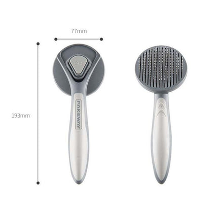 Pet Self - Cleaning Comb Cat Comb Dog Needle Comb Cat Hair Removal Comb Floating Brush, Cherry Blossom Color, Fresh Mint, Gentleman Ash - DealBuddy