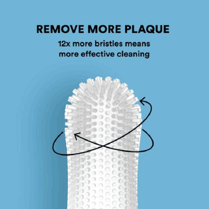 Pet Silicone Teeth Scaffolding Oral Cleaning Toothbrush, Upgraded White, White, Blue, Red - DealBuddy