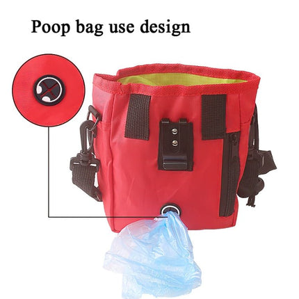 Pet Training Bag Snack Bag Outdoor Waist Bag Portable Two - In - One Foldable Multifunctional Bag - DealBuddy