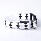 Plaid Pattern Rechargeable LED Glow Light Leads Pet Dog Collar for Small Medium Dogs, S, M, L, XL - DealBuddy
