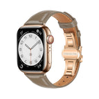 For Apple Watch Series 7 41mm / Gray+Rose Gold