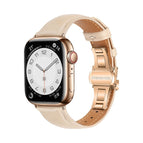 For Apple Watch SE 2023 40mm / Apricot+Rose Gold