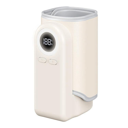Portable Baby Bottle Warmer Sleeve Wireless Heating Sleeve Built - in 10000mAh Battery & Night Light - DealBuddy