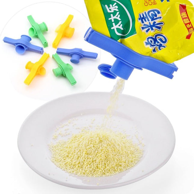 Portable Bag Sealing Clip Out Nozzle Kitchen Preservation Tool, Random Color Delivery - DealBuddy