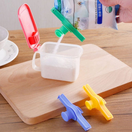 Portable Bag Sealing Clip Out Nozzle Kitchen Preservation Tool, Random Color Delivery - DealBuddy