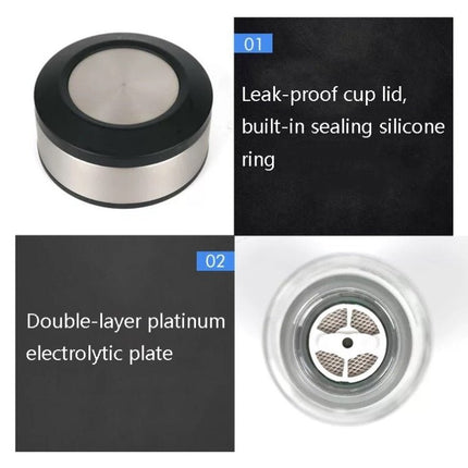 Portable Health Hydrogen - Rich Water Cup High - Concentration Negative Ion Electrolysis Generator - DealBuddy