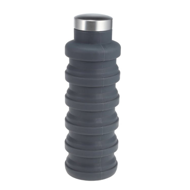 Portable Silicone Water Bottle Retractable Folding Coffee Bottle Outdoor Travel Drinking Sport Drink Kettle,Capacity:500ml - DealBuddy