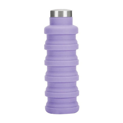 Portable Silicone Water Bottle Retractable Folding Coffee Bottle Outdoor Travel Drinking Sport Drink Kettle,Capacity:500ml - DealBuddy