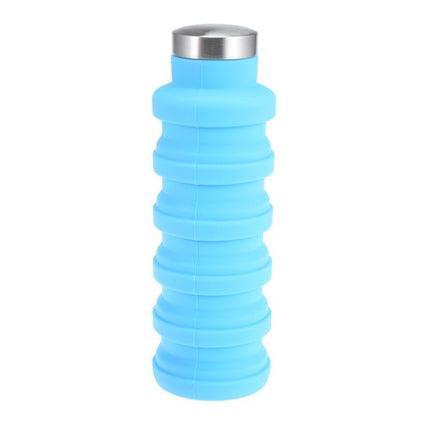 Portable Silicone Water Bottle Retractable Folding Coffee Bottle Outdoor Travel Drinking Sport Drink Kettle,Capacity:500ml - DealBuddy