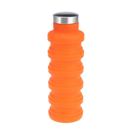 Portable Silicone Water Bottle Retractable Folding Coffee Bottle Outdoor Travel Drinking Sport Drink Kettle,Capacity:500ml - DealBuddy