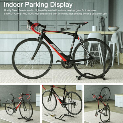 Portable Vertical Bicycle Display Stand for Parking and Maintenance - DealBuddy