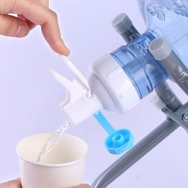 PP Water Bottle Faucet Dispenser Valve for 55mm Crown Top Bottle with Dustproof Cover - DealBuddy