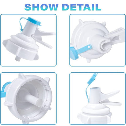 PP Water Bottle Faucet Dispenser Valve for 55mm Crown Top Bottle with Dustproof Cover - DealBuddy
