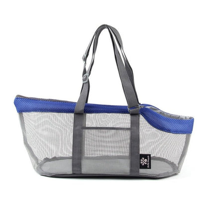 Pttie Baggie Panoramic Breathable Dog Outing Handbag, 0901A Grey + Black, 0901B Grey + Blue, 0901C Grey + Orange - DealBuddy