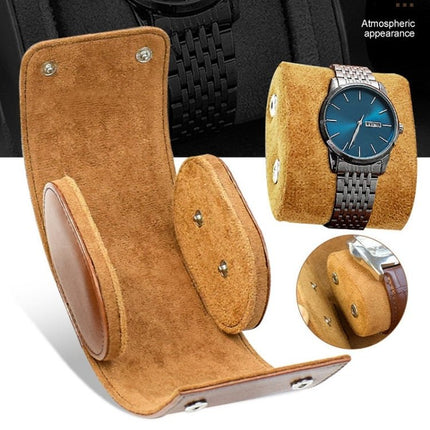 PU Leather Watch Protective Dustproof Display Box Portable Storage Box, 1 Slots - DealBuddy