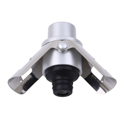 Push - button Stainless Steel Pumping Champagne Stopper Sparkling Champagne Snap Wing Vacuum Wine Stopper - DealBuddy