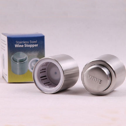 Push Stainless Steel Red Wine Stopper Champagne Stopper - DealBuddy