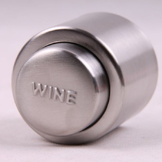 Push Stainless Steel Red Wine Stopper Champagne Stopper - DealBuddy