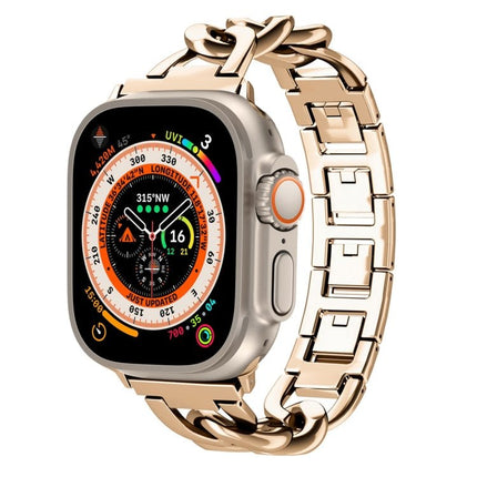 Quick-Release Metal Chain Watch Band, For Apple Watch SE 2023 44mm, For Apple Watch SE 2023 40mm, For Apple Watch Ultra 2 49mm, For Apple Watch Series 9 45mm, For Apple Watch Series 9 41mm, For Apple Watch Ultra 49mm, For Apple Watch Series 8 41mm     ... - DealBuddy