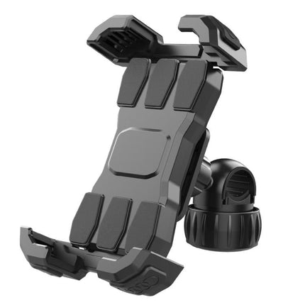 QX - 25A Motorcycle Bicycle Handlebar Phone Mount 360 Rotation Shockproof Navigation Holder - DealBuddy