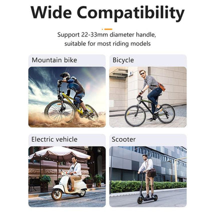 QX - 25A Motorcycle Bicycle Handlebar Phone Mount 360 Rotation Shockproof Navigation Holder - DealBuddy