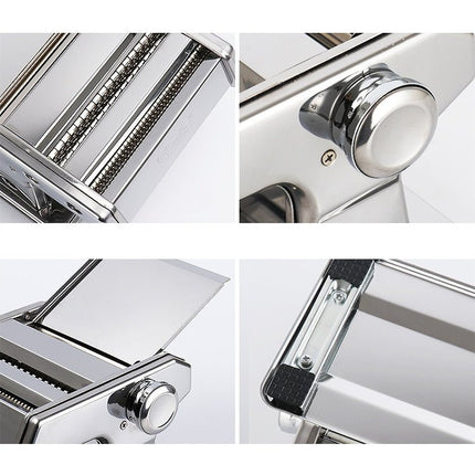 QZ150 Household Kitchen Integrated Stainless Steel Manual Pressing Machine Pasta Machine - DealBuddy