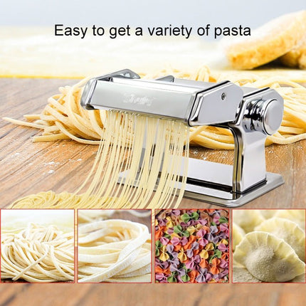 QZ150 Household Kitchen Integrated Stainless Steel Manual Pressing Machine Pasta Machine - DealBuddy