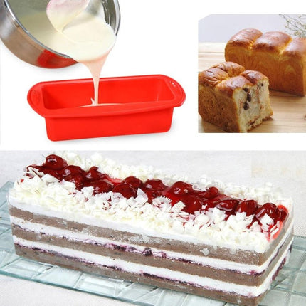 Rectangular Silicone Mold Chocolate Cake Decoration Accessories Baking Tools - DealBuddy