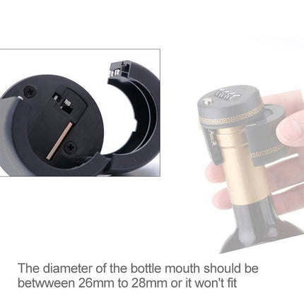 Red Wine Bottle Code Lock Bottle Cap Lock - DealBuddy