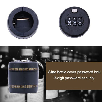 Red Wine Bottle Code Lock Bottle Cap Lock - DealBuddy