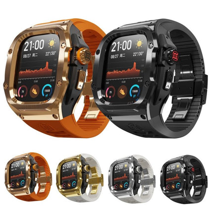 RedPepper Armor Metal Case Integrated Silicone Watch Band, For Apple Watch Ultra 3 / 2 / 1 49mm - DealBuddy