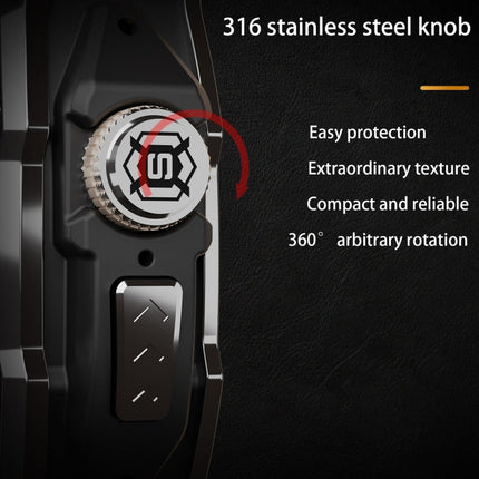 RedPepper Armor Metal Case Integrated Silicone Watch Band, For Apple Watch Ultra 3 / 2 / 1 49mm - DealBuddy