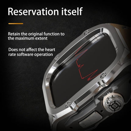 RedPepper Armor Metal Case Integrated Silicone Watch Band, For Apple Watch Ultra 3 / 2 / 1 49mm - DealBuddy