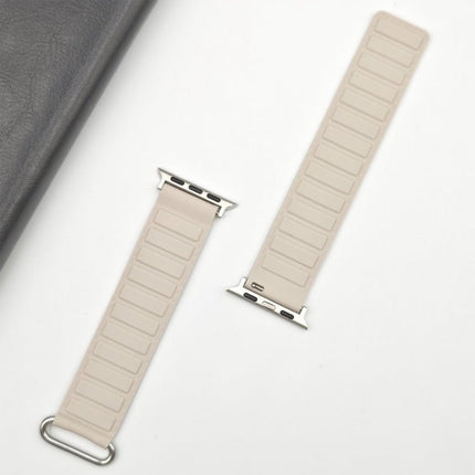Reverse Buckle Magnetic Silicone Watch Band, For Apple Watch SE 2023 40mm, For Apple Watch Ultra 2 49mm, For Apple Watch Series 9 45mm - DealBuddy