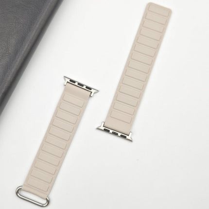 Reverse Buckle Magnetic Silicone Watch Band, For Apple Watch Series 5 44mm, For Apple Watch Series 5 40mm, For Apple Watch Series 4 44mm - DealBuddy