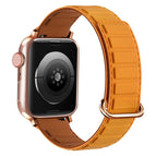 For Apple Watch SE 40mm / Rose Buckle Poppy Brown