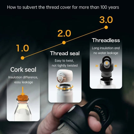 REVOMAX Stainless Steel Vacuum Flask Outdoor Car Vacuum Flask, Capacity： - DealBuddy