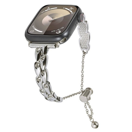 Rhinestone Peacock Metal Bracelet Watch Band, For Apple Watch SE 2023 44mm, For Apple Watch SE 2023 40mm, For Apple Watch Ultra 2 49mm, For Apple Watch Series 9 45mm, For Apple Watch Series 9 41mm, For Apple Watch Ultra 49mm, For Apple Watch Series 8 4... - DealBuddy